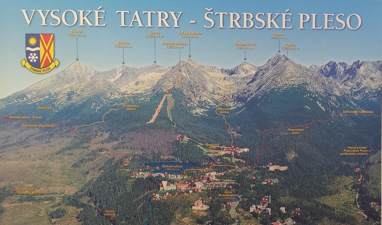 Apartman Panorama 329 Štrbské Pleso Esterno foto